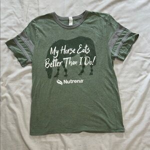 Nutrena Soft Green Horse Graphic T-Shirt